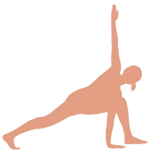 Twisted lunge yoga pose