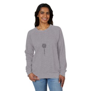 Cozy Yoga Dahlia French Terry Sweatshirt - "Nemaste"