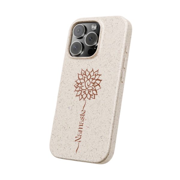 Yoga Dahlia Eco-Friendly "Namaste" Phone Case - Image 34