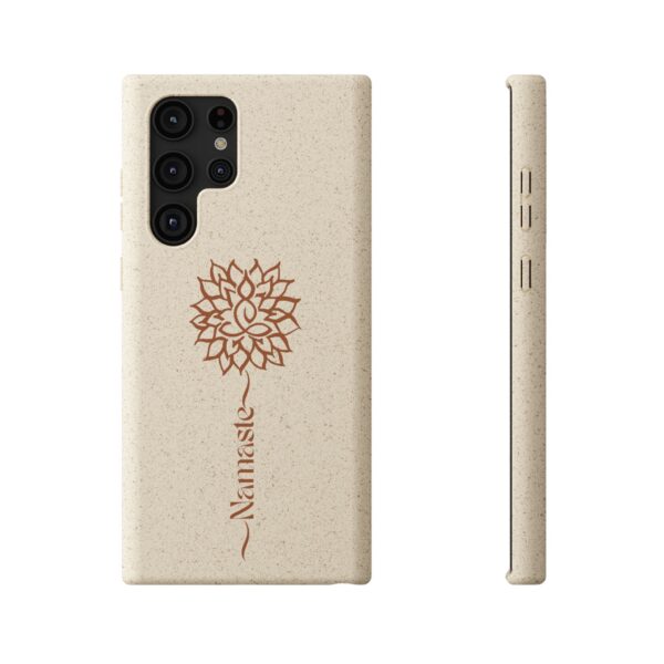 Yoga Dahlia Eco-Friendly "Namaste" Phone Case - Image 25