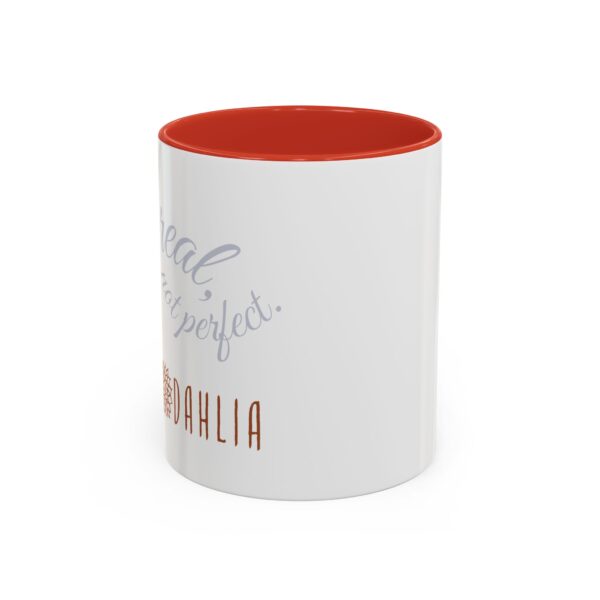 Yoga Dahlia "Be real, not perfect" Mug - Image 13