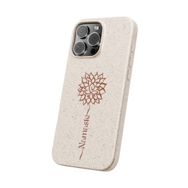 Yoga Dahlia Eco-Friendly "Namaste" Phone Case - Image 38