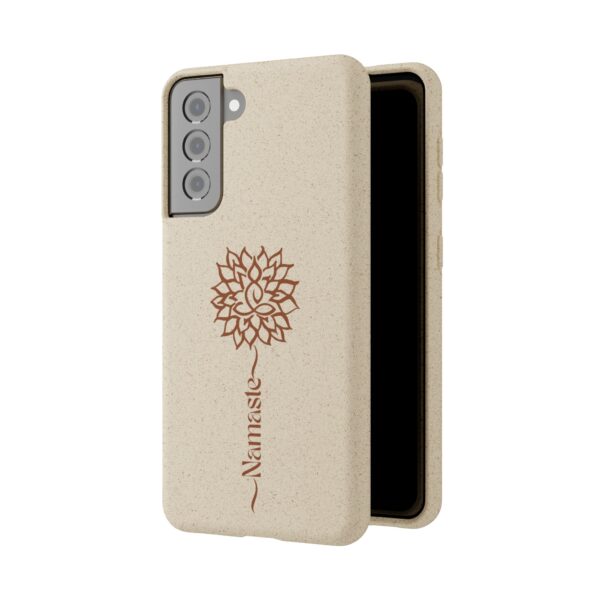 Yoga Dahlia Eco-Friendly "Namaste" Phone Case - Image 6
