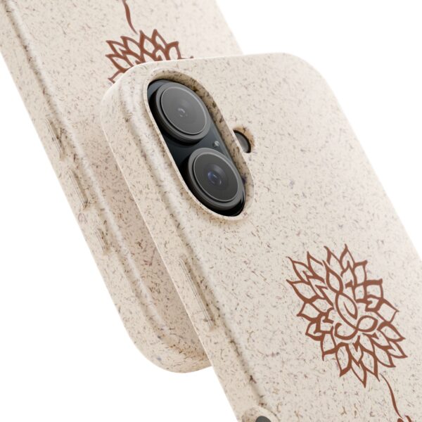 Yoga Dahlia Eco-Friendly "Namaste" Phone Case - Image 3