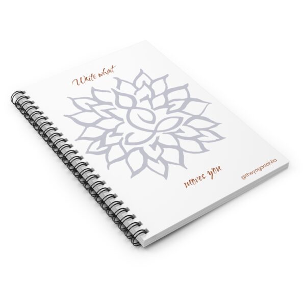Yoga Dahlia "Write What Moves You" Spiral-bound Journal - Image 3