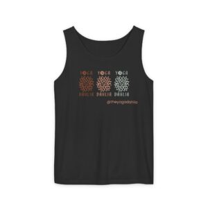Unisex Triple Yoga Dahlia Tank Top