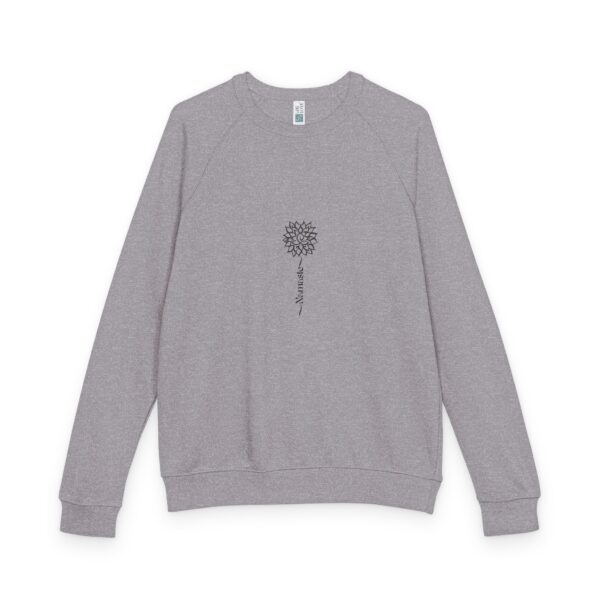Cozy Yoga Dahlia French Terry Sweatshirt - "Nemaste" - Image 2