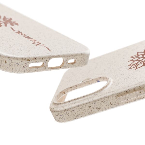 Yoga Dahlia Eco-Friendly "Namaste" Phone Case - Image 4