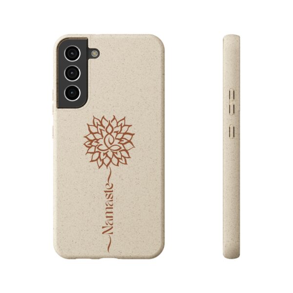 Yoga Dahlia Eco-Friendly "Namaste" Phone Case - Image 21