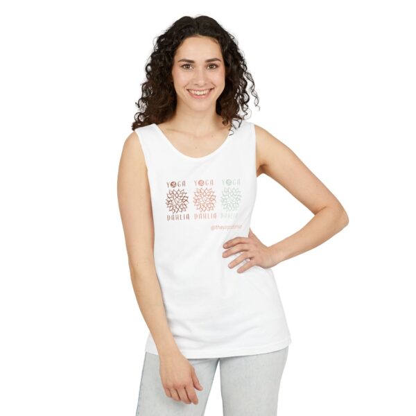 Unisex Triple Yoga Dahlia Tank Top - Image 11