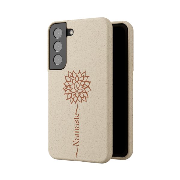 Yoga Dahlia Eco-Friendly "Namaste" Phone Case - Image 18