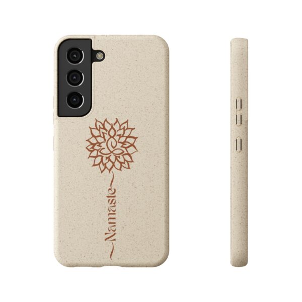 Yoga Dahlia Eco-Friendly "Namaste" Phone Case - Image 17