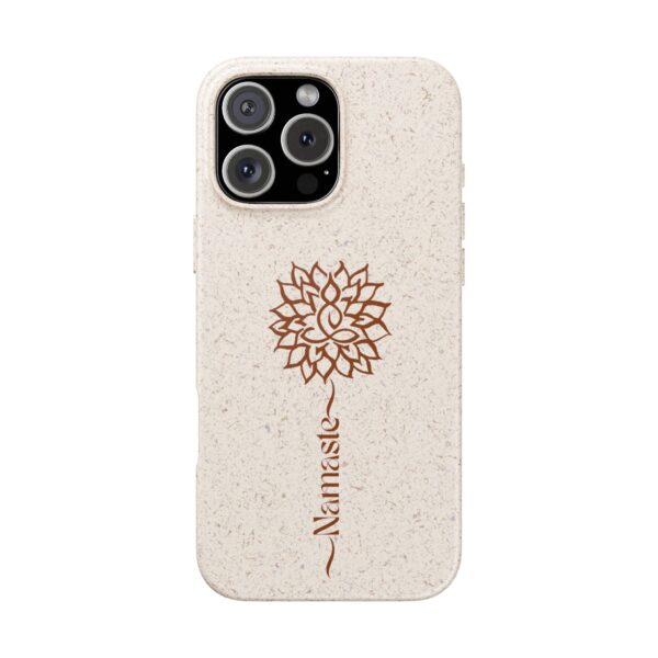 Yoga Dahlia Eco-Friendly "Namaste" Phone Case - Image 37