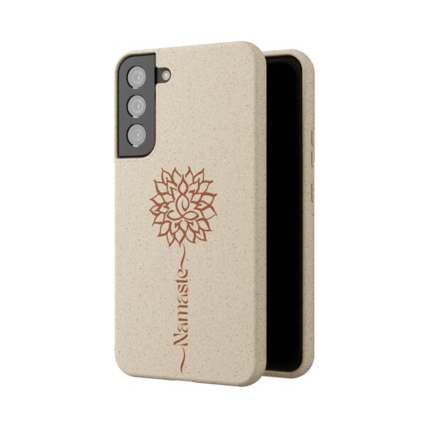 Yoga Dahlia Eco-Friendly "Namaste" Phone Case - Image 22