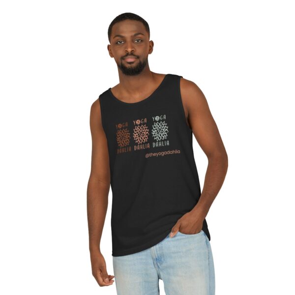 Unisex Triple Yoga Dahlia Tank Top - Image 6