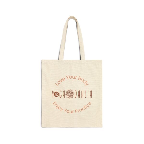 Yoga Dahlia Tote Bag